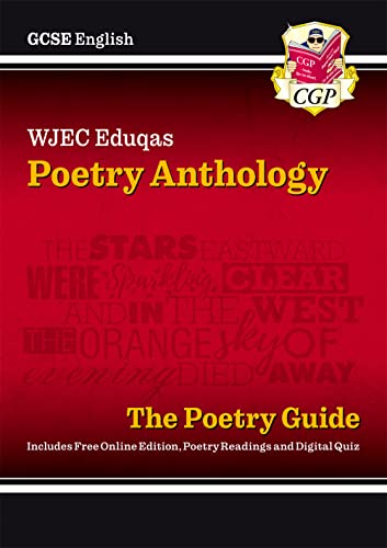 GCSE English WJEC Eduqas Anthology Poetry Guide includes Online Edition, Audio and Quizzes (CGP WJEC Eduqas GCSE Poetry) von Coordination Group Publications Ltd (CGP)